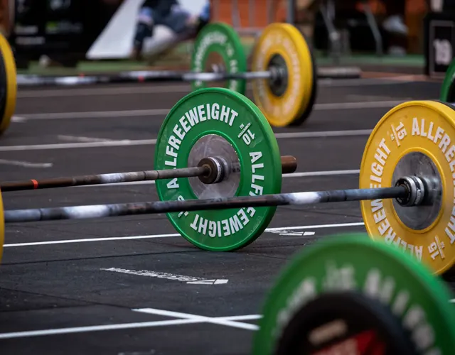 Olympische halterstangen