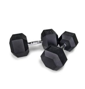 zeshoekig dumbbells (paar) fitnessdigital  (Gewicht: 2.5kg)