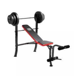 Marcy PM2084 Olympische Bank + Schijfenset 45 kg
