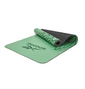 Reebok Natuurrubber Yoga Mat - 4mm - Mandala Groen