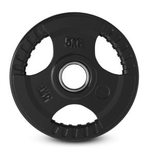 Disco de goma 3 agarres fitnessdigital Tri-Grip 5kg (Peso: 5kg)