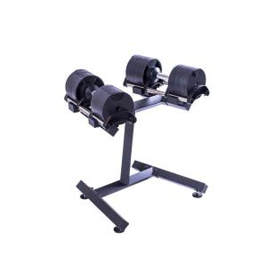Mancuernas Ajustables LIVEPRO  20Kg + Soporte 