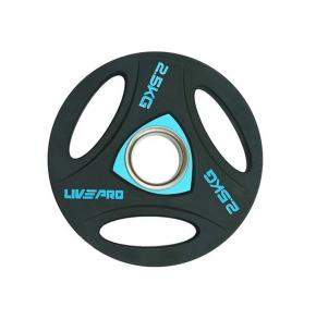 Disco olímpico de entrenamiento uretano LIVEPRO (Peso: 2.5kg)