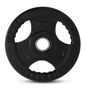 Disco de goma 3 agarres fitnessdigital Tri-Grip 10kg (Peso: 10kg)