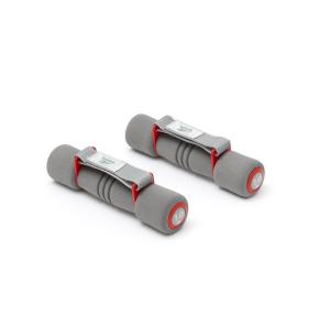 Reebok Softgrip Grijs/Rood Dumbbells 1kg
