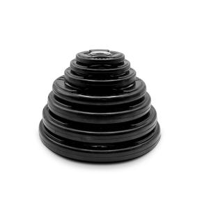 Tri grip rubber schijven set fitnessdigital