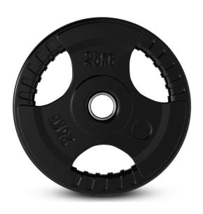 tri grip rubberen disc fitnessdigital 25kg (Gewicht: 25kg)