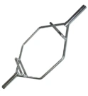Body-Solid Olympische Shrug Bar met Verhoogde Handgrepen