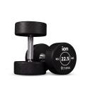 Mancuernas Redondas de Caucho ION fitness (par) (Peso: 22.5kg)