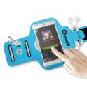 Muvit Armband 4.7-5.7'' Blauw + Sporttas Muvit Armband 4.7-5.7'' Blauw + Sporttas