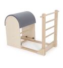 Elina Pilates Pilates ladder barrel with wooden base + Gratis Levering (Kleur: Grijs)