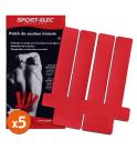 Sport-Elec Set 5x Terug Kinesia Patches Sport-Elec Set 5x Terug Kinesia Patches
