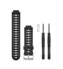 Garmin Forerunner 230/235/630 Zwart/Wit Horlogebanden Garmin Forerunner 230/235/630 Zwart/Wit Horlogebanden